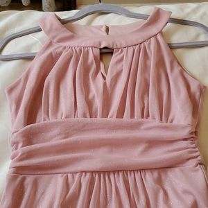 Womens Pink Maxi Dress